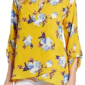 Nordstrom Gibson Floral X Blouse